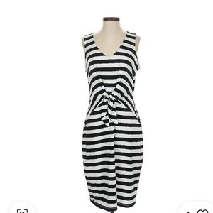 Liz Claiborne Black and White Halter Maxi Sundress
